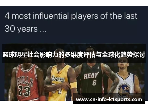 篮球明星社会影响力的多维度评估与全球化趋势探讨