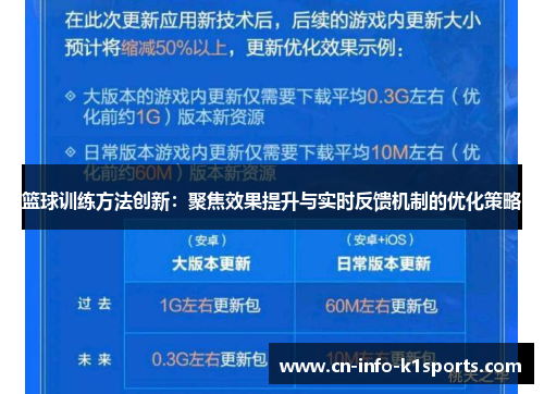 篮球训练方法创新：聚焦效果提升与实时反馈机制的优化策略